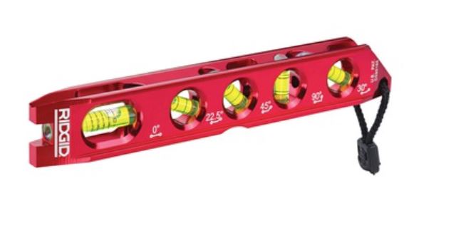 Nivel torpedo con cinco viales 8-½” L– Torpedo Level, 8-½” 5 Vial