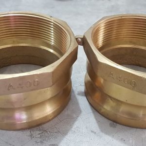 Camlock de Latón A400 Macho Camlock 4” X Rosca Hembra 4” NPT– Brass Cam & Groove Fitting A400 male 4” Camlock X Female NPT Thread - 4 Inch