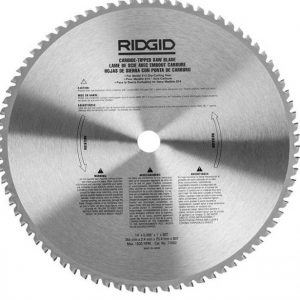 Cuchilla de punta de carburo, 14 pulg., 80 dientes para 614 – 14” Cutsaw Blade