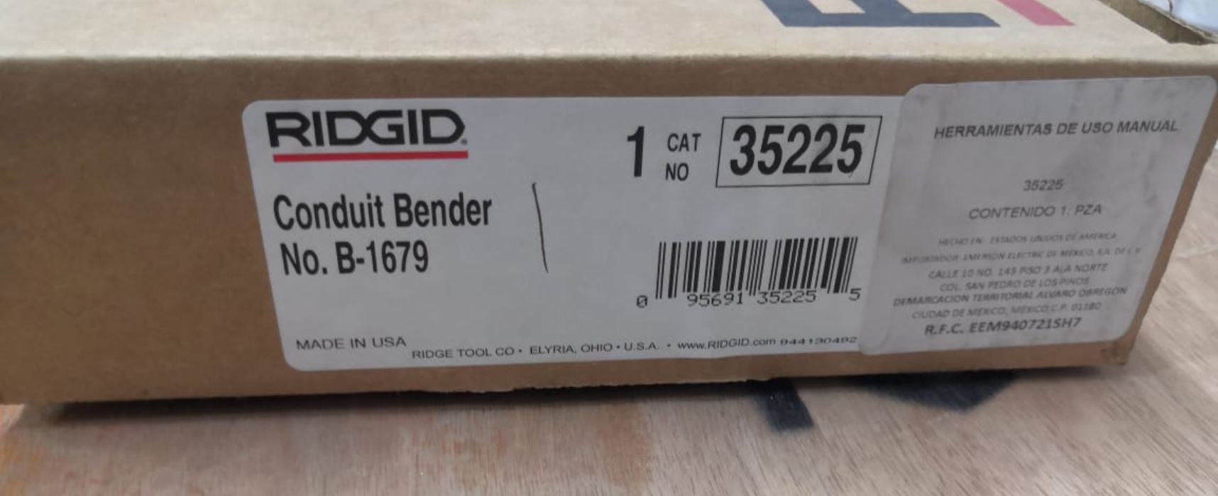Dobladora de tubos conduit de pared delgada 1” – Thin-Wall Conduit Bender 1” - Image 2