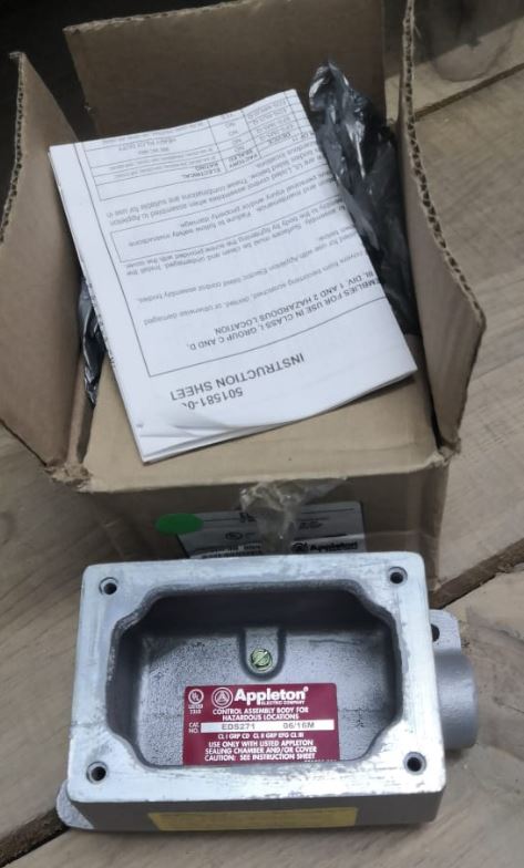 Caja De Montaje, Sin Salida, 1 Gang, Hierro Maleable– Mounting Body, EDS Type, 3/4", 1-Gang, Dead-End, Malleable Iron - Image 2