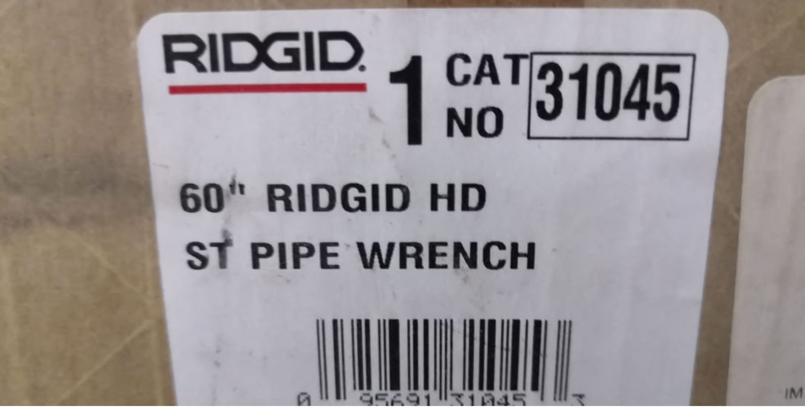 Llave recta servicio pesado para Tubos, 60”L – Pipe Wrench, 60” Long , HD - Image 3