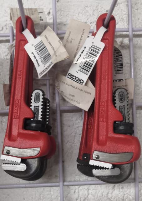 Llave recta servicio pesado para Tubos, 8”L – Pipe Wrench, 8” Long , HD - Image 2