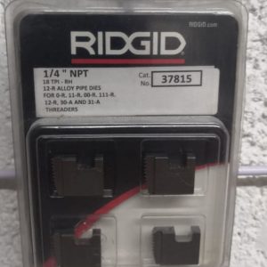 Juego de Peines para Roscar 1/4” NPT – Pipe Die, NPT, 1/4”