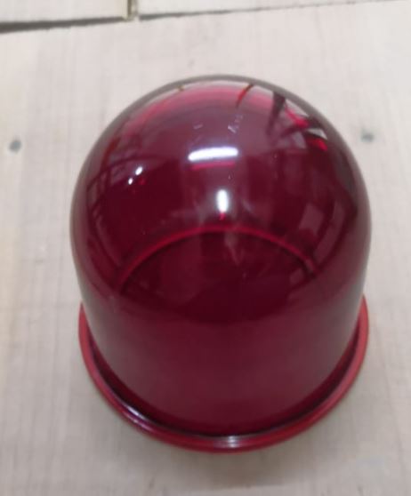 Domo de Cristal Rojo, A-51 60-300W – Globe Red For A-51 60-300w