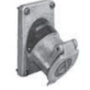 Receptáculo 3 Polos 2 Cables 20A 250VAC Aluminio (Sin caja) – Receptacle, 3P2W 20A, 250VAC Aluminum (W/O M. Body)