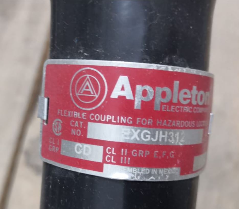 Acoplamiento flexible p/areas peligrosas 1" x 12" Long, recubierto de PVC – Flexible Coupling, 1" x 12" Long, Explosionproof PVC Coated - Image 3