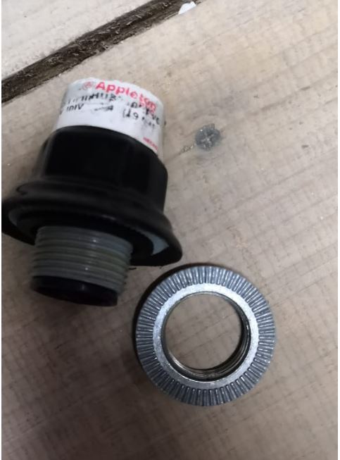 Conector Conduit tipo HUB, 3/4” (19MM), Estanco, Aislado, Recubierto de PVC – Conduit Hub, 3/4"(19MM), Watertight, Insulated, PVC Coated - Image 2